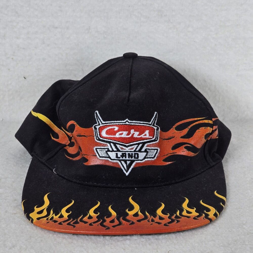 Disney Parks Cars SnapBack Youth Baseball Cap Black